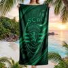 Asciugamano da Spiaggia Sporting CP FC Stampa Asciugatura Rapida Microfibra Assorbente Portatile da Viaggio Asciugamano da Nuoto