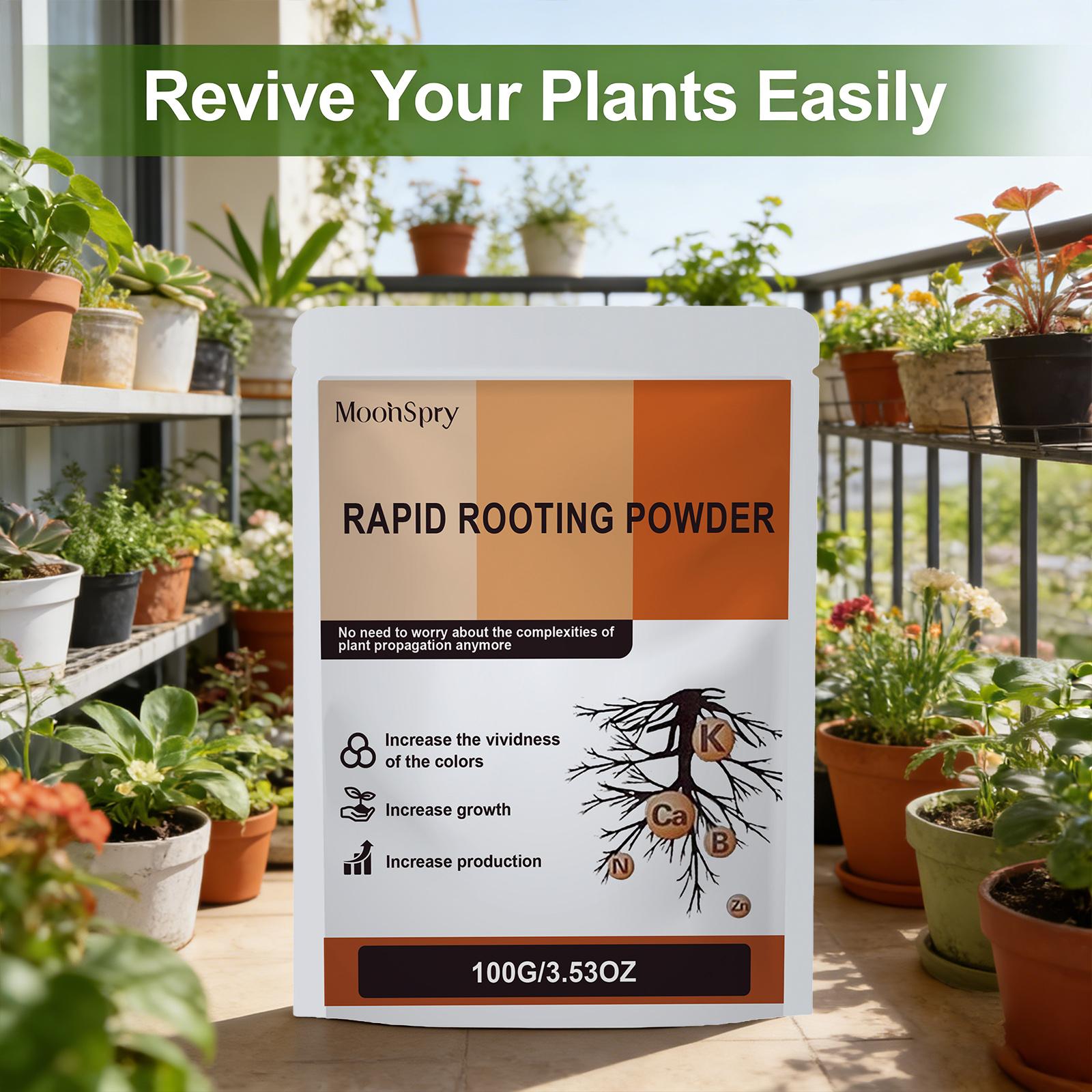 Plant Rooting Powder Accelerate Root Development Promote Faster Growth Increase Production Plant Fertilizer Nutrient Supplement 1pcs Boxed