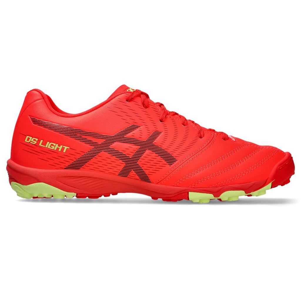 Asics DS LIGHT JR GS TF Soccer Shoes Size 600 Size 2E (1104A053), Unisex, (Flash Red/Black), 24.0 Cm,