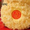 Plush Sheep Doll Lucky Toy Chinese Zodiac Lamb with Fu Embroidery National Style Room Decor Auspicious New Year Mascot