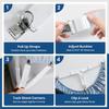 4 PCS Bed Sheet Straps – Adjustable Corner Clips to Keep Fitted Sheets in Place – Mattress Sheet Holders and Suspenders – Fits Twin, Queen, and