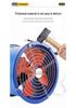 SF Pipeline Powerful Cylindrical Axial Exhaust Fan Range Hood for Commercial Catering Restaurants