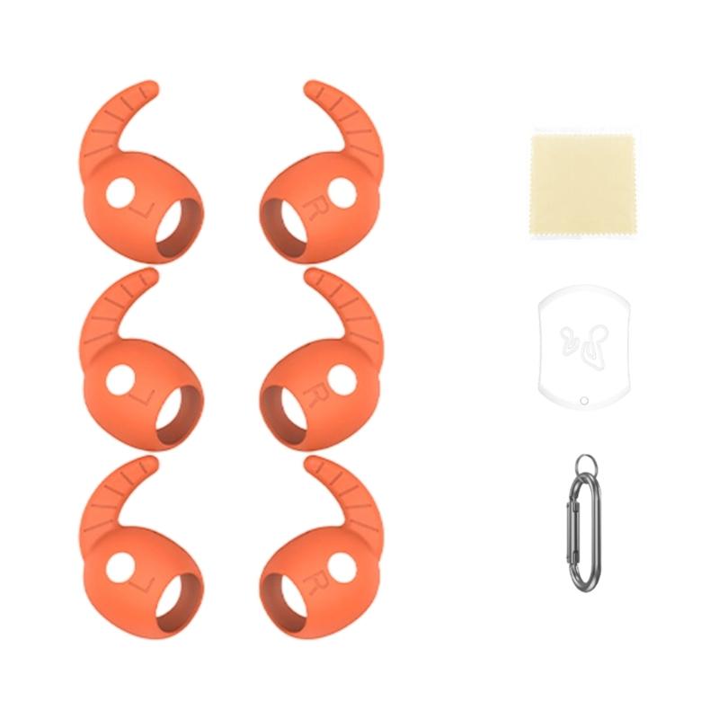 Ergonomic Easy to Clean Ear Tips Offering Hygiene and Comfort Suitable for Active way of life Including Fitness Routines оранжевый