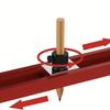 Adjustable Contour Scribe Ruler with Pencil Holder High Quality Material Profile Duplicator for Long Lasting Carpentry Woodworking Use