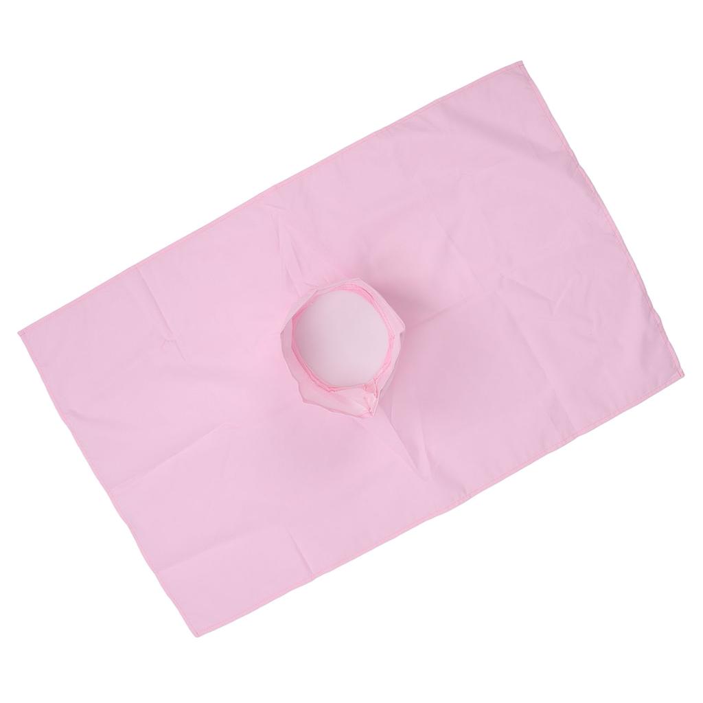 Massage Table Sheet Cotton Washable Comfortable Massage Bed Cover with Face Hole for Salon Spa