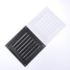 1/2 Stück 150/200/250 mm Metall-Lüftungsgitter Heizungs-Kühlungs-Lüftungsschlitzplatte Auslass-Lüftungsabdeckung