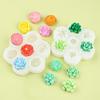 Aroma Candle and Chocolate 3D Rose Peony Silicone Mold for DIY Car Freshener