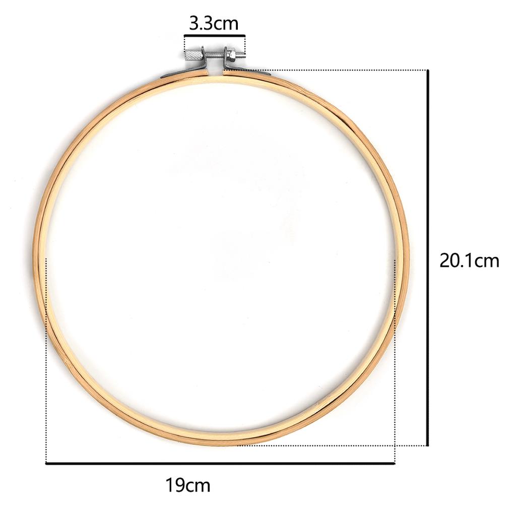 Wooden Embroidery Hoops Frame Set Embroidery Hoop Ring Machine Needlecraft Household Sewing Tools Needlecraft Sewing