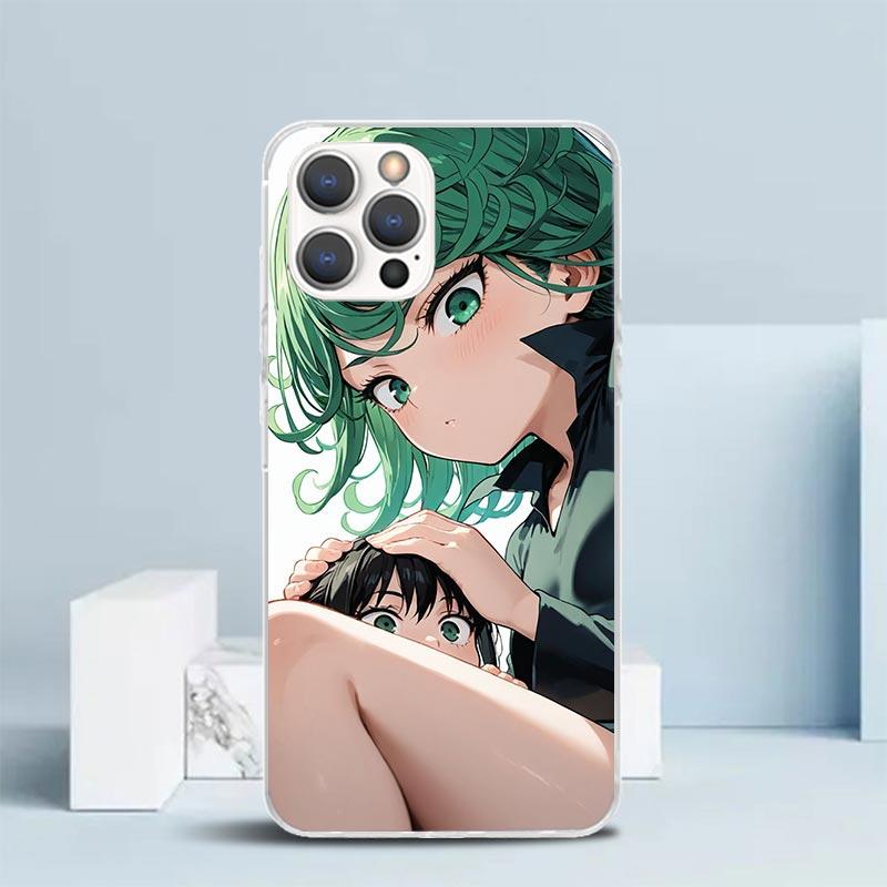 One P-Punch-Man Tatsumaki Phone Case For IPhone 16 17 Air 16E 15 14 Plus 13 Mini 12 11 Pro Max 7 8 + SE 2020 Soft TPU Back Cover