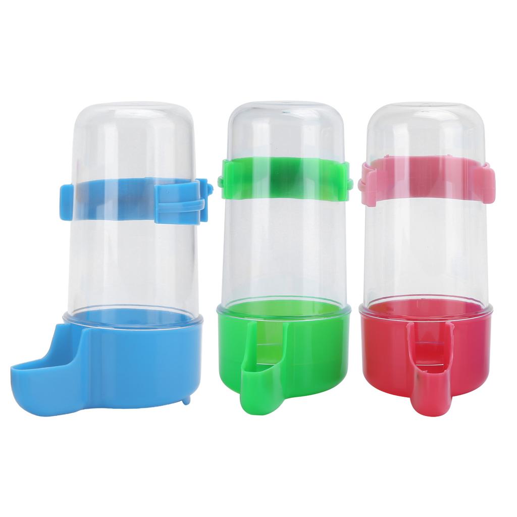 3Sets Birds Automatic Feeder Water Drinker Parrot Feeding Drinking Container Dispenser