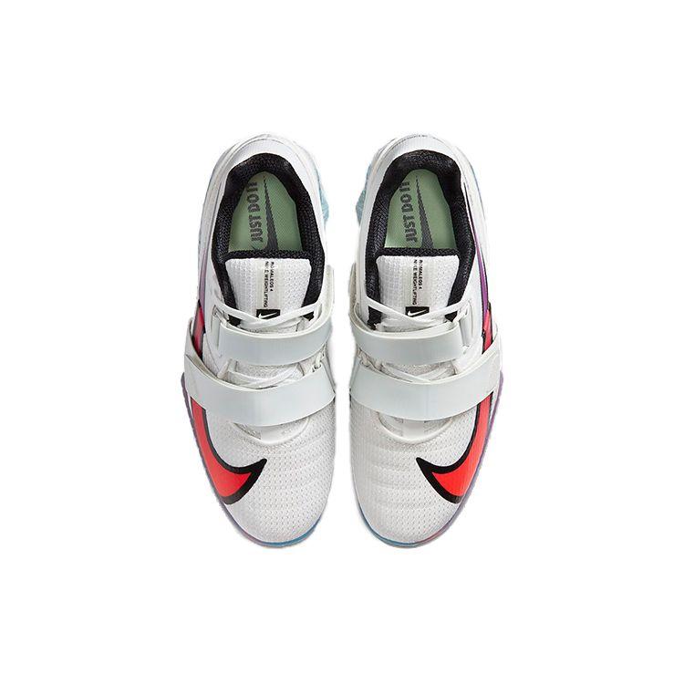 Nike Romaleos 4 SE Flash Crimson Aura Unisex Sneakers White Pale-Ivory Spruce-Aura CN9662-100