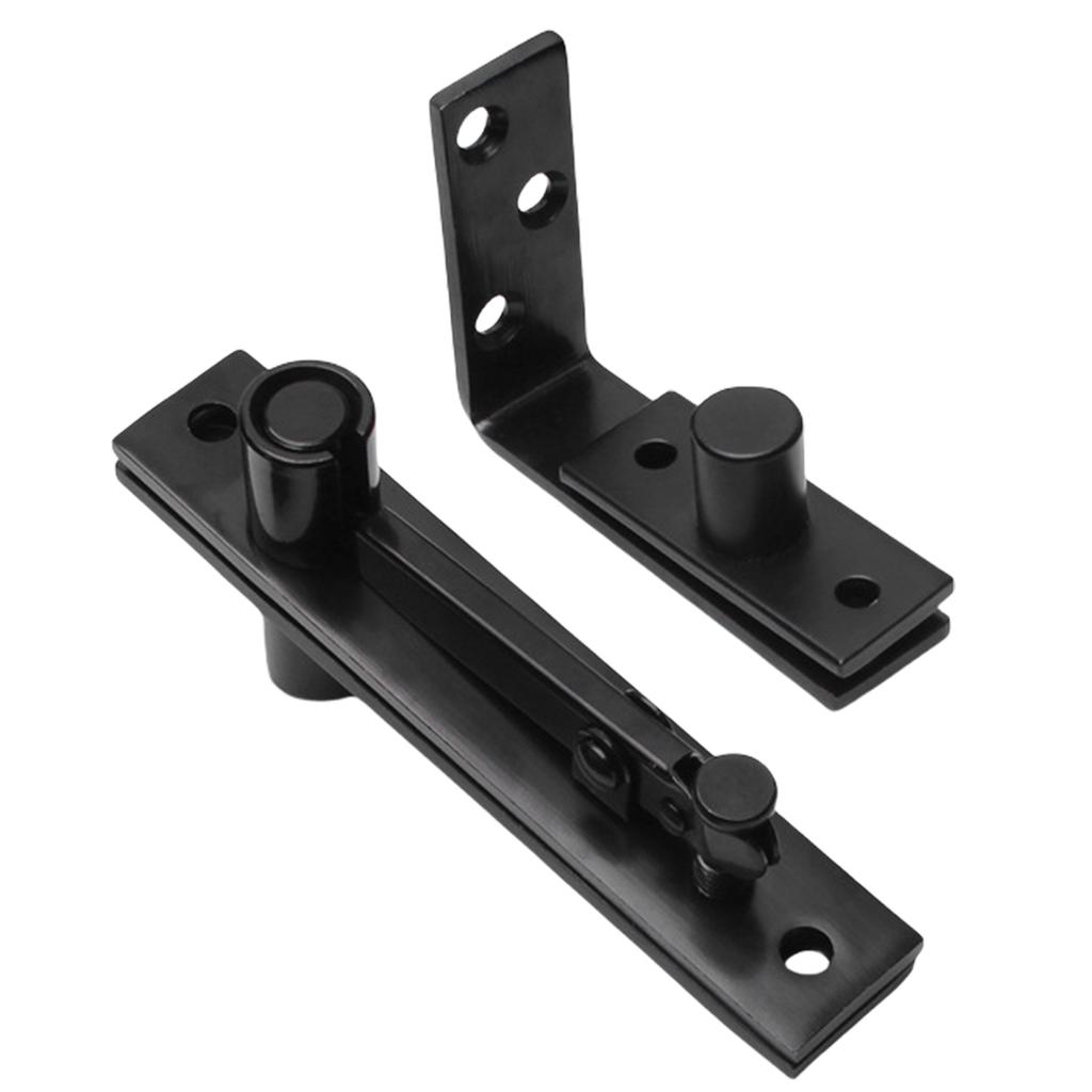 2Pcs Heavy Duty Pivot Hinge Stainless Steel Hidden Door Hinge 360/90 Degree Rotating Shaft Wooden Door Hinge Enduring