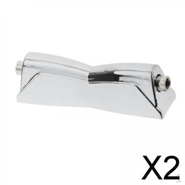 Sleek Stainless Steel Snare Drum End Lugs - 85mm Replacement
