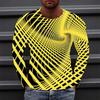 Men's T Shirt Tee Graphic Gradient Crew Neck Clothing Apparel 3D Print Outdoor Daily Long Sleeve Print Fashion Designer Vintage