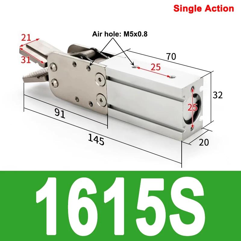 Pneumatic Cylinder Gripper For Robotic Machines Single-acting Double-acting Manipulator End Clamps 2015D 1615D