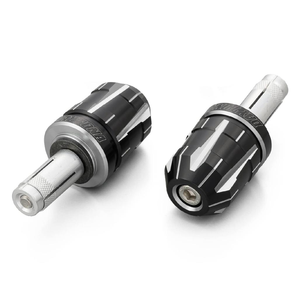 Daytona PREMIUM ZONE Motorcycle Bar End Suzuki General Purpose Inner Diameter TECHNO Ash Silver 35474 / (Handle 14-19)