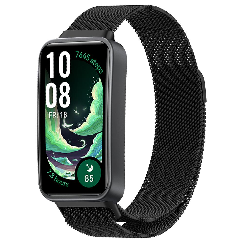 Mailänder Schleife Armband für Huawei Band 10 9 8 Magnetisches Metall Edelstahl Armband Armband Huawei Band 11/11 Pro Zubehör
