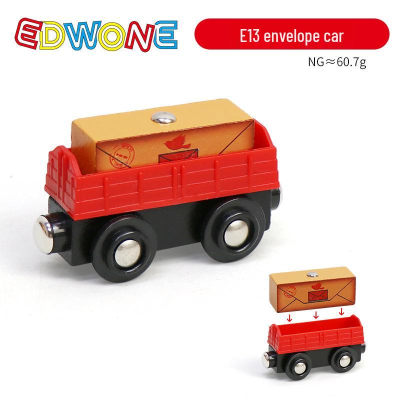 

EDWONE Магнитный деревянный набор железной дороги для детей