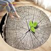 3D Wood Grain Round Area Rug,Circle Carpet Rug for Living Room Bedroom Sofa Cloakroom Decor,Kids Play Non-slip Floor Mat,Pet Mat