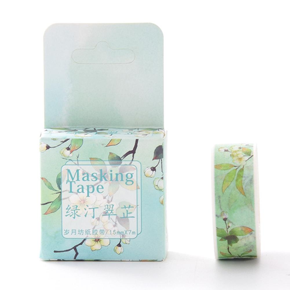 Tearable Washi Tape DIY Scrapbooking Masking Tape Sticker School Office Supply