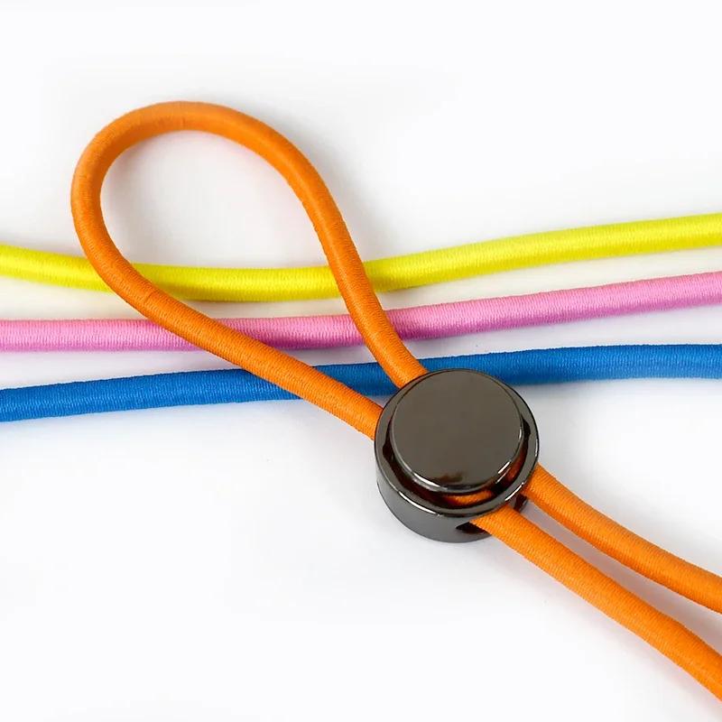 5/10/20M 4mm Daugiaspalė Elastinga Juostelė Apvali Plaukų Gumelė Skrybėlės Raištelis Guminės Juostelės Drabužių Spyruoklinė Virvelė Siuvimo Įstrižainė