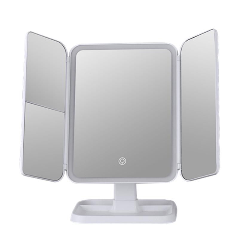 Three-Sided LED Vanity Mirror with 270° Wide Angle