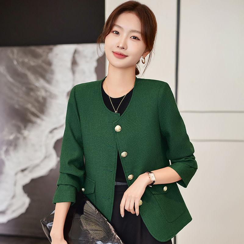 High Quality Suit Jacket Female Autumn and Winter New Fashion Foreign Temperament Goddess Fan Korean Version Suit