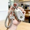 [ Diamanti laterali di alta gamma ] Portachiavi rosa per Mercedes Benz Regali di Natale per Mercedes Benz Classe W223 W206 S350L S400L S