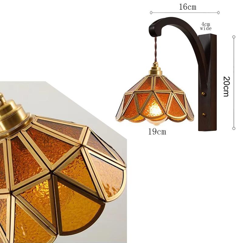Retro Wood Wall Lamp E27 220V 110V Vintage Sconce Wall Light Fixture Bedside Classic Lamp Indoor Home Decor Bedroom Lights LED
