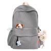 Schoolbag schoolbag Mori ins style versatile backpack fresh plaid girl cute college student simple large-capacity backpack