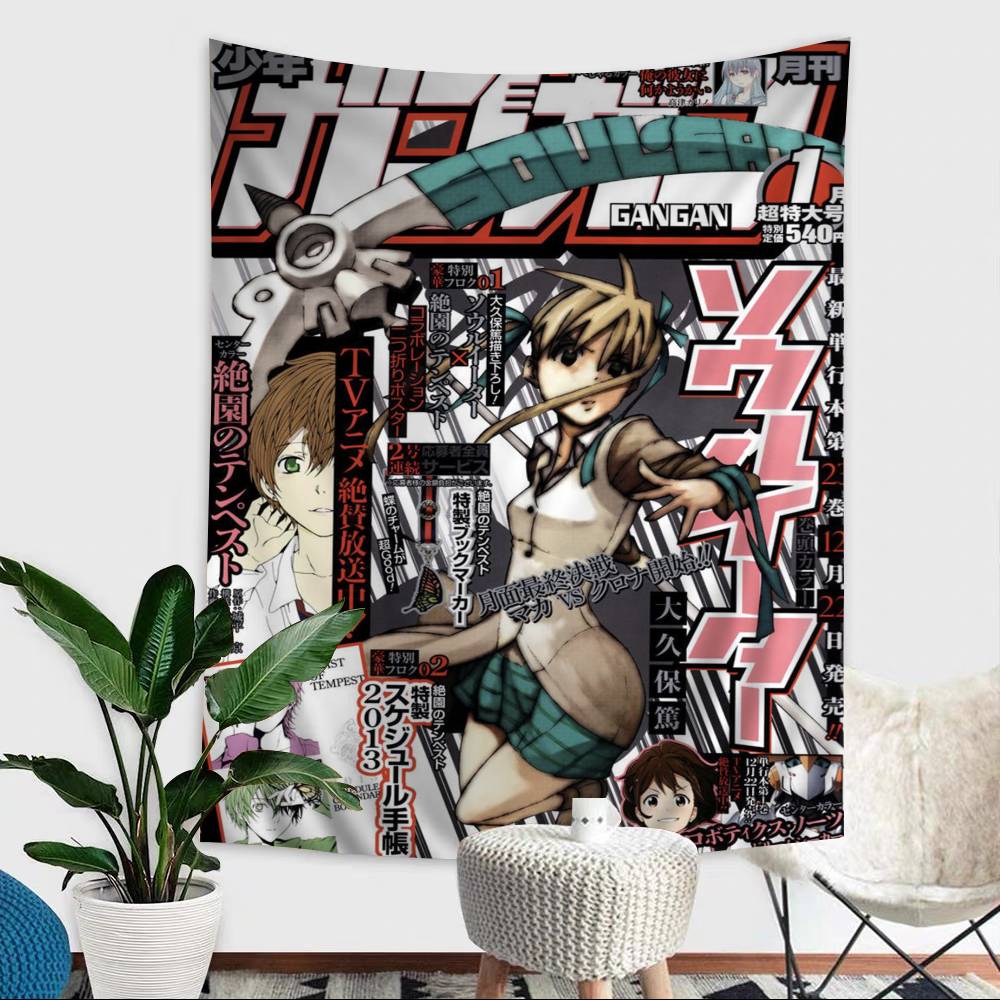 

Japanese Anime SSoul EEater Chart Tapestry Art Science Fiction Room Home Decor Cheap Hippie Wall Hanging 74x94cm(29x37in)