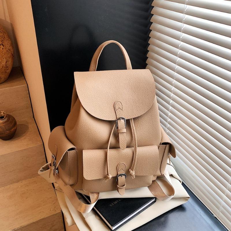 Stylish and simple backpack bag New niche portable backpack Student class commuter schoolbag