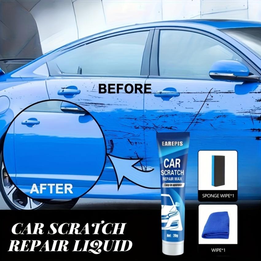 Car Scratch Remover Wax Car Polish for Scratch Repair, Paint Care, and Restoration
