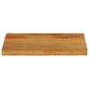 Vidaxl Tabletop with Natural Edge, 40X20X2.5 Cm, Mango Wood