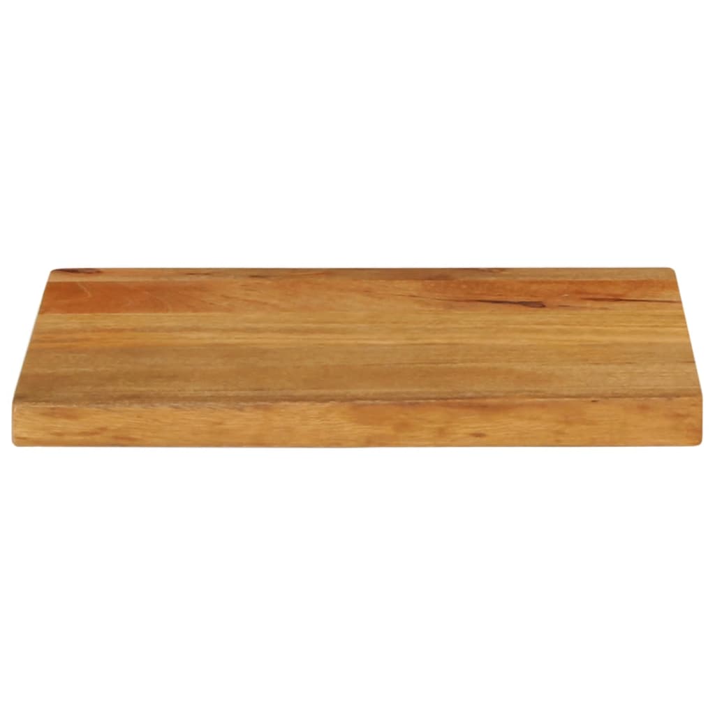 Vidaxl Tabletop with Natural Edge, 40X20X2.5 Cm, Mango Wood