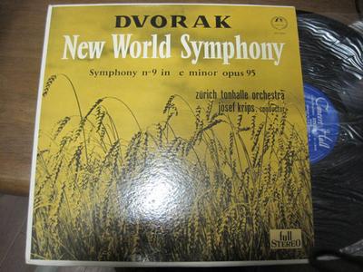 LP Record ANTONIN DVORAK JOSEF KRIPS ORCHES New World Symphony Symphony No. 9 SM2224 Concert Hall Japan Classical Used