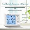 Bluetooth Thermometer & Hygrometer for Home, Baby Room, or Pet Breeding - Indoor/Outdoor, Wall-Mountable, Dry/Wet Measurement