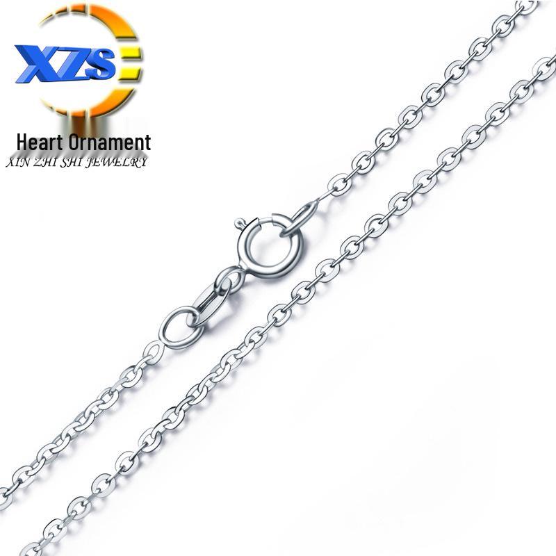 

Женское ожерелье в корейском стиле с крестообразной цепочкой 1.5mm diameter, 45cm length, Silver