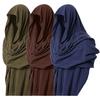 Bufanda para Hombre Vintage Tejido Suave Cómoda Transpirable Color Sólido Mantener Caliente Primavera Capa con Capucha Masculina Disfraz Medieval para Banquete