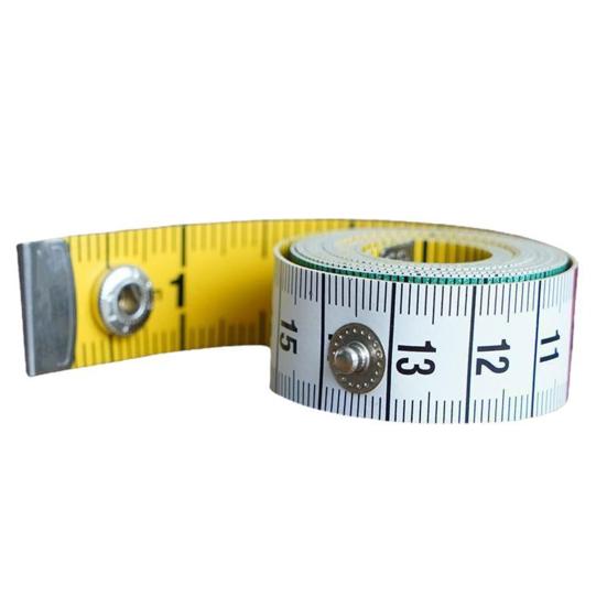 Double-sided Tape Measure with Snap Button Mini Soft Measuring Tape Portable Tailor Sewing Cloth Weight Loss Body Measuring Tape Flexible Ruler Tape