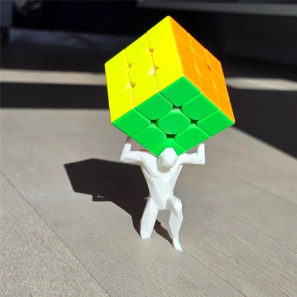 

3D Printed Modern Cube Display Stand Destop Ornaments Home Decor Office Accessories