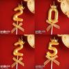 Large Gold Number Candles for First Birthday, Full Moon, Children's Cake Decorations, and Party Accessories.