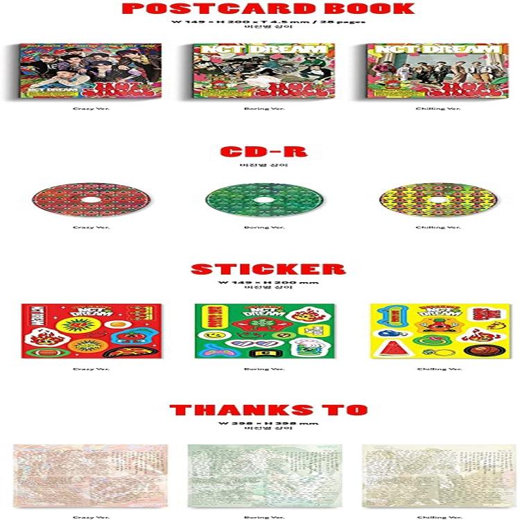NCT DREAM Hot Sauce (Photobook / Random Ver.) Album + 3 Gift