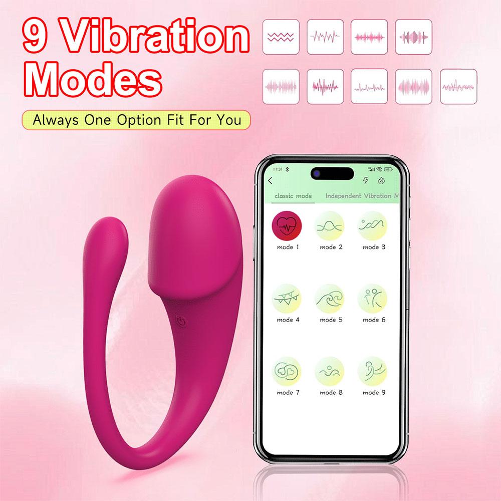 APP Control G Spot Dildo Vibrator Wireless Bluetooth Clitoris Stimulator Wearable Love Egg Adult Sex Toys for Women