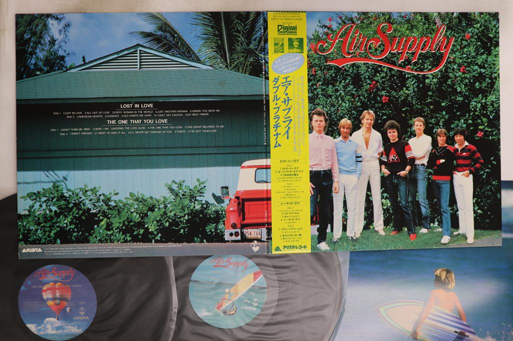 LP Record AIR SUPPLY - Lost In Love / The One That You Lov 20RS212 ARISTA 1981 Japan Obi Rock Used