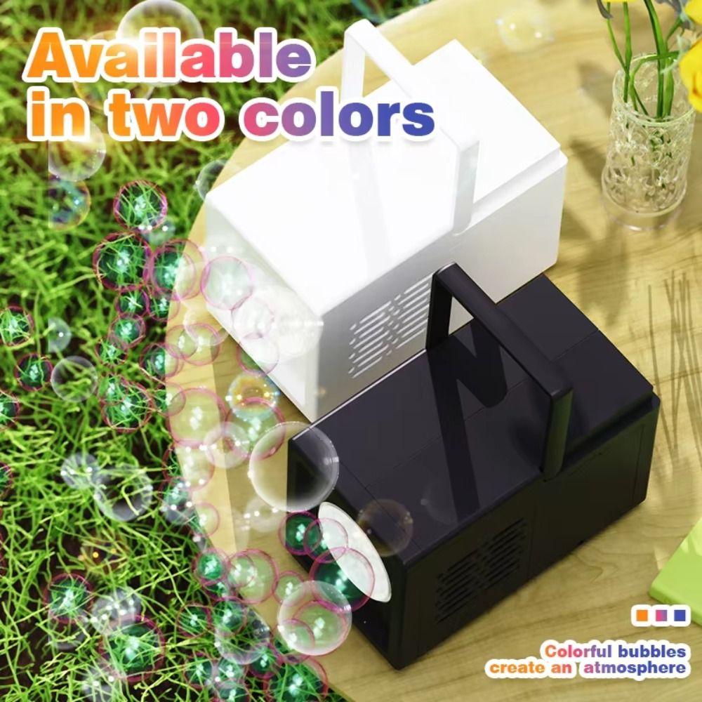 Fully Automatic Bubble Blowing Toy 10 Hole Children's Bubble Machine Kids Toy