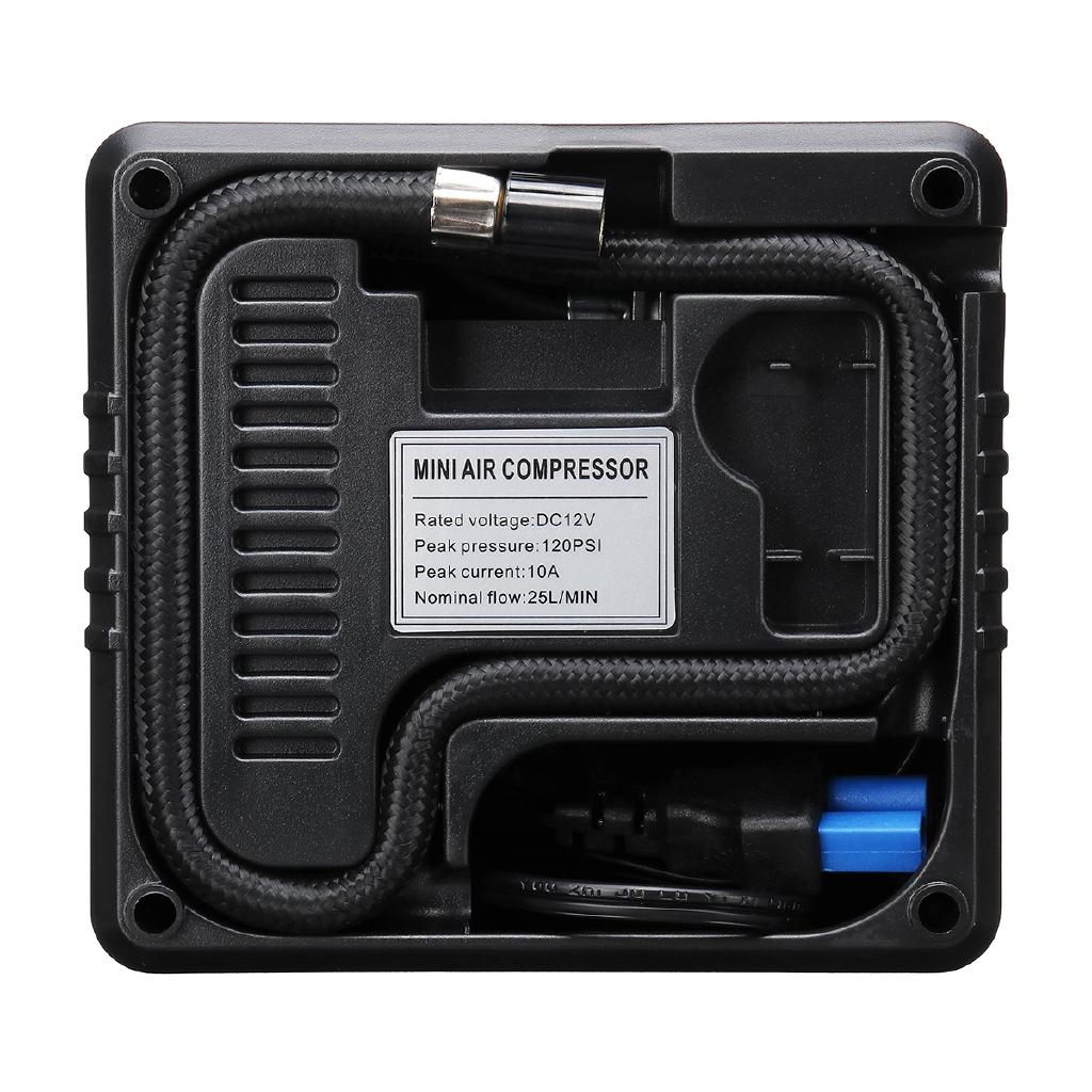 DC 12V Air Compressor Automobile Tyre Pump Mini EC5 Interface Car Battery Air Filling Pump for Emergency Power Supply Pump