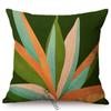 Abstract Leaves Pattern Cushion Cover Colorful Tropical Plants Pastel Art Cotton Linen Sofa Decoration Throw Pillow Case Cojines