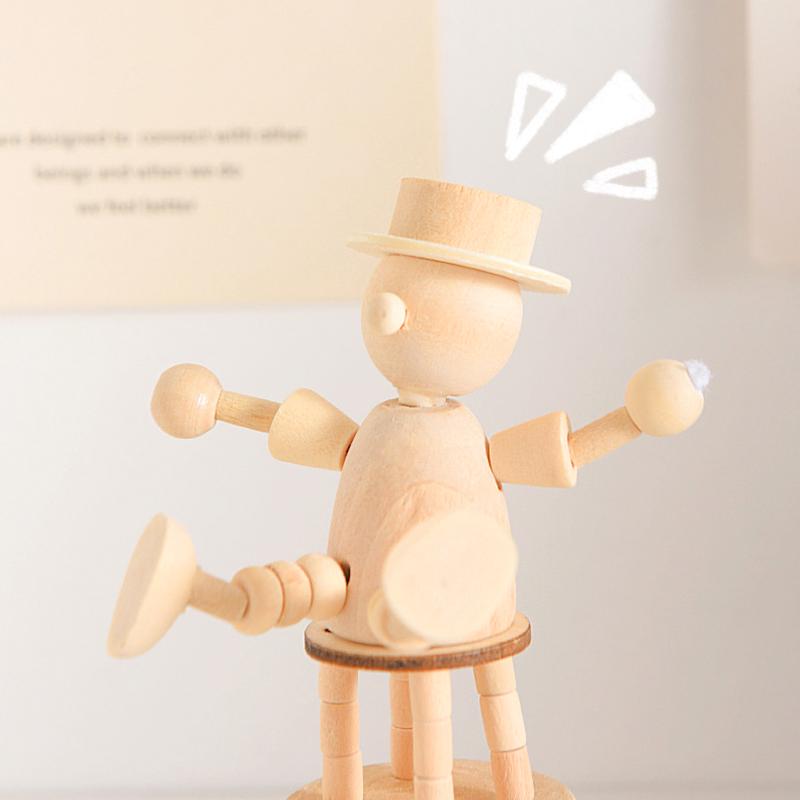 Cute Dancing Puppet Ornament Series Kawaii Animal Ornaments Bedroom Desktop Ornaments Birthday Gifts for Children