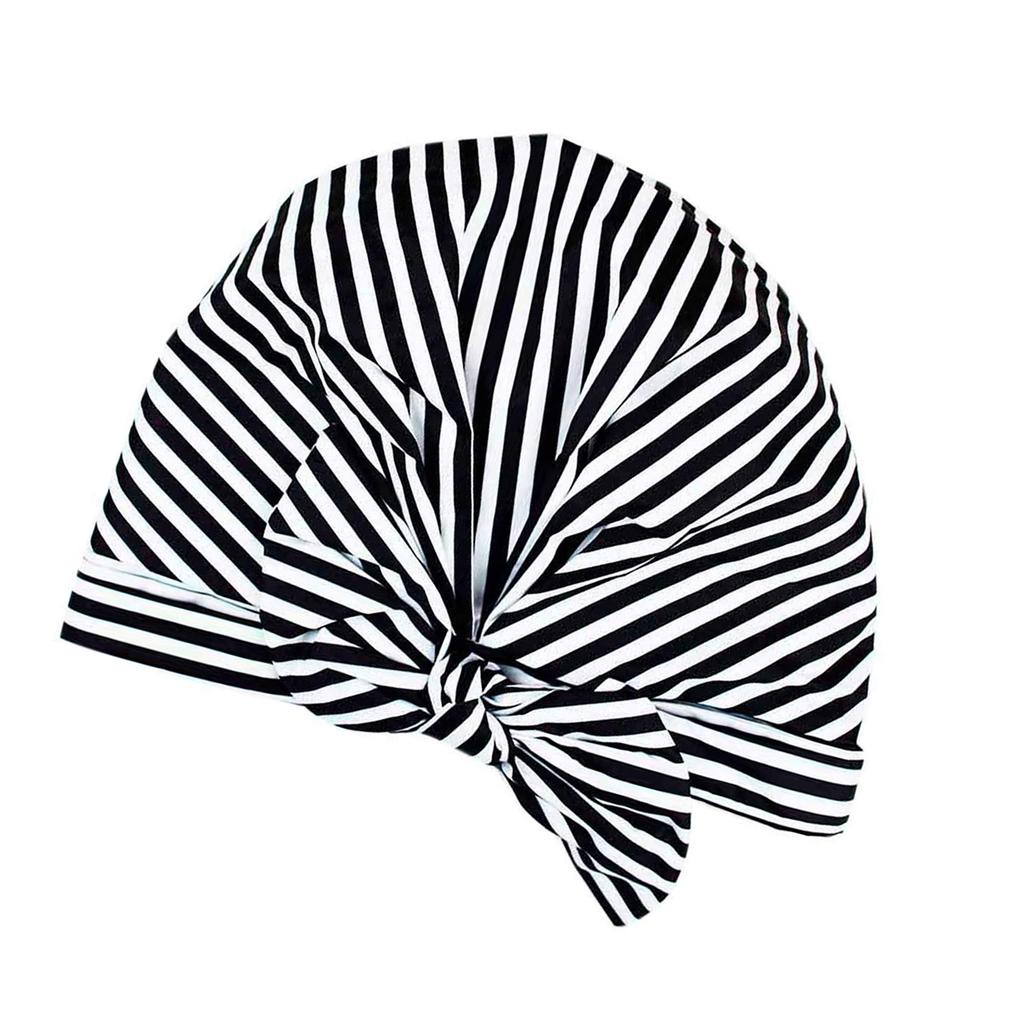 Shower Cap Nylon Waterproof Colorful Pattern for Long Short Curly Hair Hair Protection During Showers